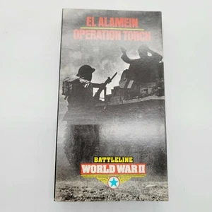 VHS BATTLELINE WORLD WAR II Time Life Video El Alamein Operation Torch - Picture 1 of 3