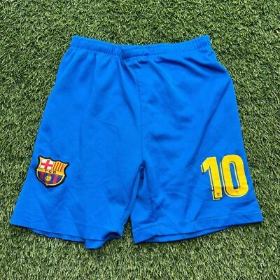 Pantalones Cortos de Fútbol Lionel Messi Jóvenes Niños Medianos M Manga Larga Barcelona Foto 1 de 4