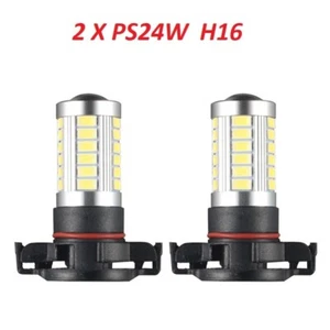 2 X PS24W H16 5202 LED 6000K GLÜHBIRNEN WEISS FÜR NEBELSCHEINWERFER - Bild 1 von 9