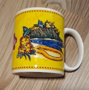 Hilo Hattie Store Of Hawaii Mug Coffee Tea Aloha Tropical Flowers Diamond Head - Picture 1 of 5