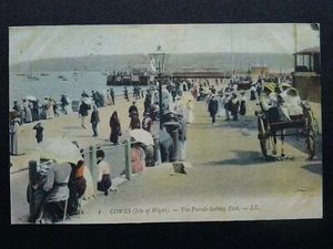 Isle of Wight COWES The Parade looking East c1909 Postcard by Levy LL. - Bild 1 von 2