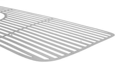 Se adapta a Toyota Tundra 2007-2009 con logotipo mostrar parte superior de acero inoxidable plateado rejilla inserto Foto 1 de 3