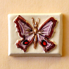 Fève artisanale Prime Dautrey - Années 90 - Un Papillon