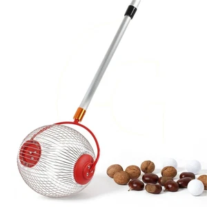 Rollsammler Obstsammler Nusssammler 22 cm mit Teleskopstiel 52–120 cm - Bild 1 von 3