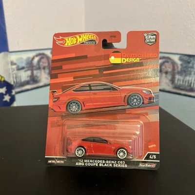 MERCEDES-BENZ C63 AMG SERIE NEGRA CUPÉ COCHE CULTURA PREMIUM HOT WHEELS 12 Foto 1 de 2