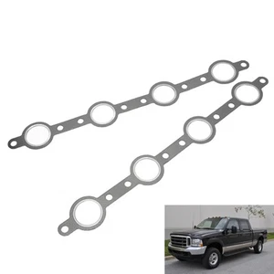 Car 2Pcs Exhaust Manifold Sealing Gasket Engine Parts For F250 7.3L V8 1999‑2003 - Picture 1 of 12