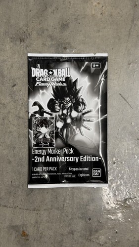 Energy Marker Silver E-72 Fusion World Dragon Ball Card SB02