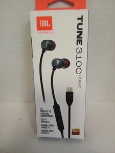 JBL Tune 310C USB Wired In-Ear Hi-Res Headphones with Mic Remote Type-C Earbuds - Picture 1 of 2