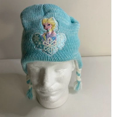 Sombrero Disney Elsa Frozen Azul Claro Niñas Talla 4-16 Foto 1 de 4