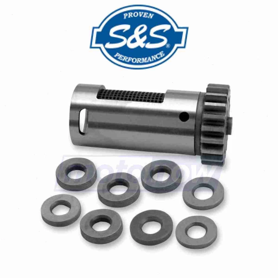 S&S Cycle Steel Breather Gear Kit for 1992 Harley Davidson FXDB-D Dyna Glide oe Foto 1 de 4