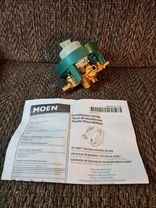 Moen U130XS M-Core Valvola di Miscelazione Doccia 3 Porte, Anello di Crimpatura PEX Connessione & Stop - Foto 1 di 3