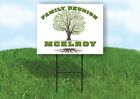 Mcelroy Family Reunion Gr Tree  18 In X24 In Yard Sign Road Sign With Stand