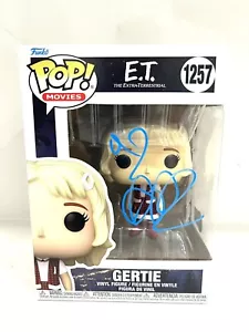 Drew Barrymore firmato a mano Funko Pop E.T. Gertie Beckett BAS Cert #1 - Foto 1 di 2