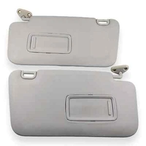 2009-2013 Subaru Forester Driver & Passenger Side Sun Visor Pair Set Vinyl OEM - Picture 1 of 8