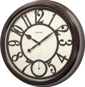 Orologio da parete Rhythm Coventry marrone CMG746NR06 - Foto 1 di 2