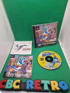 Donald Duck Quack Attack Disney PS1 Sony PlayStation Complete Mint Condition 
