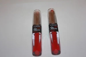 LOT/2 L.A.COLORS LIPGLOSS & LIPSTICK DUO BRILLANT MOISTURIZES CBLG656 ETERNAL - Picture 1 of 2