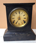 8 DAY American Ansonia Engraved Front Mantle Clock Dated 1882