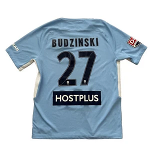 Marcin Budzinski #27 Melbourne City Home Jersey, Nike, Size L, Used, GC - Picture 1 of 4