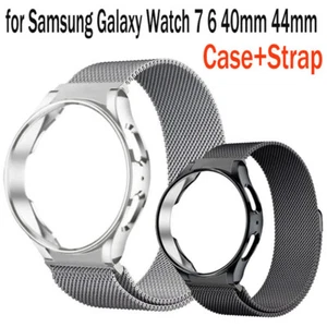 Funda TPU + Correa para Samsung Galaxy Watch 7 6 40 mm 44 mm Funda TPU Galaxy Watch FE - Imagen 1 de 11
