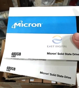 Micron 5300 MAX MTFDDAK480TDT 480GB 6Gbs 1AW1ZABYY SATA 2.5in Solid State Drive - Afbeelding 1 van 5