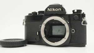 [READ! ] Nikon FM SLR Film Camera Black Body from JAPAN #690 - Picture 1 of 12