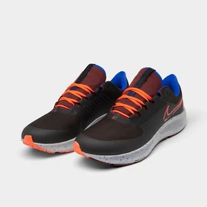 Nike Air Zoom Pegasus 38 Shield Running Shoes Black / Orange Sz 7 DC4073 003 - Picture 1 of 6