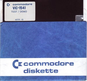 COMMODORE VIC-1541 Test / Demo Diskette (48TPI 1S) - Bild 1 von 3