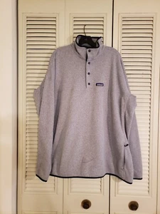 Patagonia Mens Lightweight Better Sweater Marsupial Pullover 26000 Gray 3XL READ - Picture 1 of 8