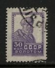 Russia 1924 3rd issue Gold standard Typo used
