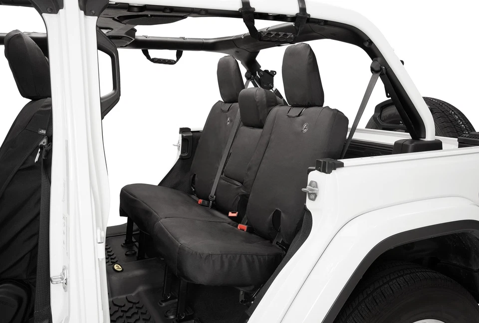 Cubierta de asiento trasero de poliéster Bestop negro diamante para Wrangler JL 4 PUERTAS 29294-35 Foto 1 de 1