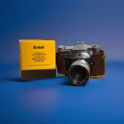 Kodak Retina Reflex IV Ser EK70667. Plus SK Xenon 4/135 mm Foto 1 de 4