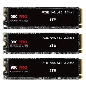 990 PRO M.2 SSD 1/2/4TB Plug-Play Easy Upgrade Hard Drive for Laptops Desktops - Afbeelding 1 van 20