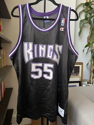 Camiseta de colección Jason Williams campeón Sacramento Kings negra para hombre 44 (L) NBA Foto 1 de 4