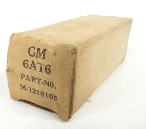 6AT6 Vintage GM General Motors Radio Tube Vacuum USA Made w/Box NOS M-1218105