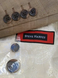 Nuevo 52L Marrón Cuadros 4 TEMPORADAS Blazer Zoot Blazer Chaqueta Deportiva Abrigo Steve Harvey - Imagen 1 de 6