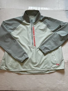 Neu ohne Etikett Under Armour Damen UA RECOVERY 1/2-Reißverschluss Rundhalsausschnitt Gr. XL seeglasblau (90 $) 1118 - Bild 1 von 5
