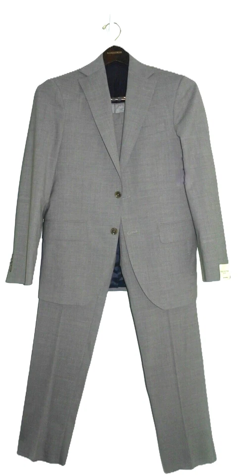 Nuevo con etiquetas Traje para hombre JACK VICTOR Dean CT 36S 36 corto 30 cintura lana elastano gris Foto 1 de 4