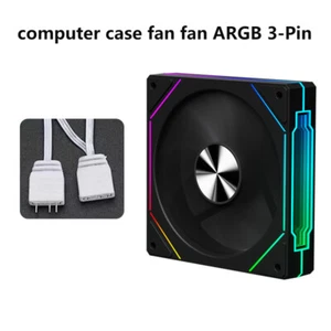 Smart Computer Chassis Cooling Fan ARGB Temperature Control PMW 3Pin Interface - Afbeelding 1 van 14