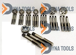 32 PCS SET NEW BSW TAP DIE SET 3/16"-TO-3/4" - BRITISH STANDARD WHITWORTH SMUG - Picture 1 of 4