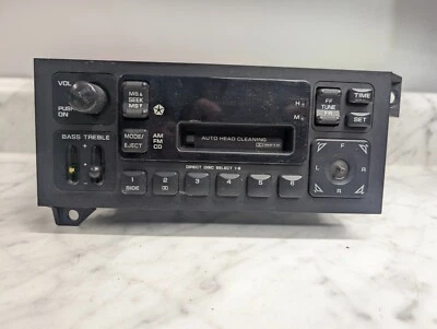 Chrysler AM/FM Reproductor de Cassette Radio Stratus Sebring Cirrus Breeze Modelo 4793093 Foto 1 de 4