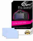 Ex-Pro® 3 X Pro Guard Ultra Clear View Lcd Screen Protectors For Canon Sx600 Hs