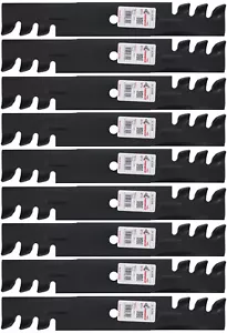 9 lame per rasaerba Rotary® 6300 per ponte Bad Boy® Bunton® Hustler® Scag® 32" 48" - Foto 1 di 7