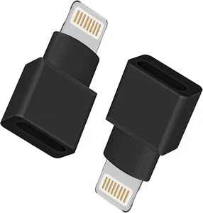 2Pack Apple Mfi Certified Lightning Extender Adapter, Male to Female, 8-Pin for - Picture 1 of 12