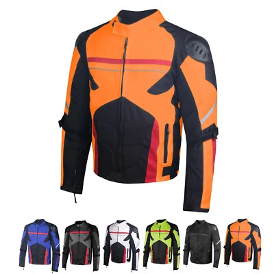 Hombres Malla AirTrek Motocicleta Touring Impermeable Lluvia Armadura Motociclista Chaqueta Foto 1 de 4