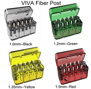 10pcs/Box Dental Root Canal Glass Straight VIVA Fiber Post 1.0 1.2 1.35 1.5mm - Picture 1 of 9