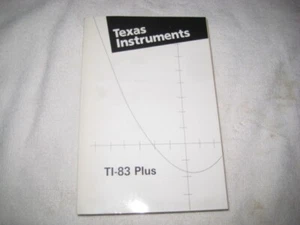 Texas Instruments TI-83 Plus Graphing Calculator Guidebook 2002 - Picture 1 of 3
