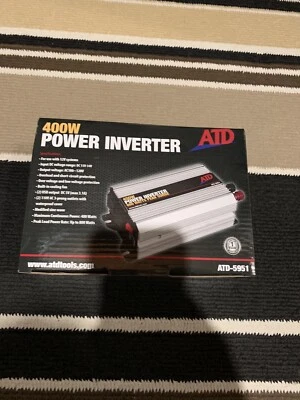 ATD Tools 5951 Brand New 400W Power Inverter For 12 Volt Systems - Image 1 of 4