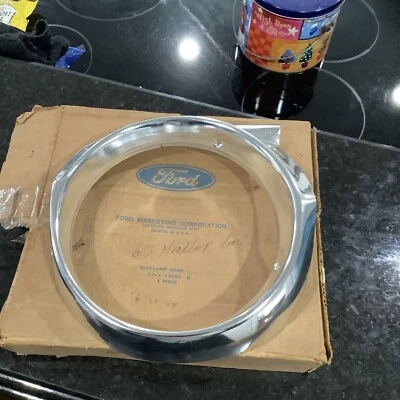 Nos 1963 福特猎鹰前照灯门 C3DZ-13064-B 右握 — 第 1/4 张图片