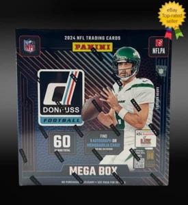 Mega caja de fĂștbol americano Panini Donruss 2024đđNUEVA 1 automĂĄtica/mem por caja tarjetas deportivas de la NFL - Imagen 1 de 2